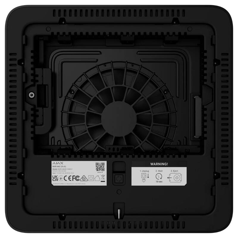 Відеореєстратор Ajax NVR HAC (8ch) Black