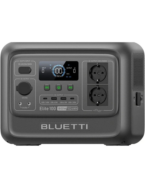 Зарядна станція Bluetti Elite 100 V2, 1800W, 1024Wh