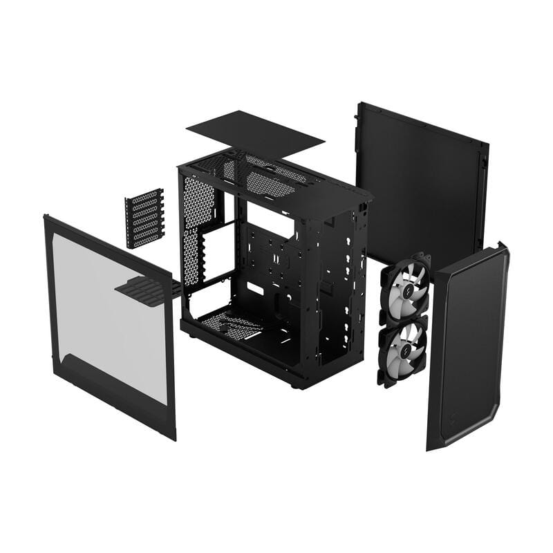 Корпус Fractal Design Focus 2 RGB Black TG Clear Tint (FD-C-FOC2A-03)