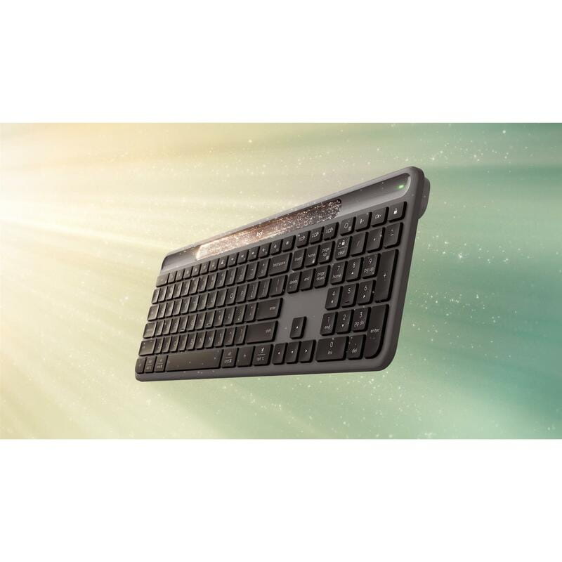 Клавiатура бездротова Logitech Slim Solar+ Graphite (920-013764)