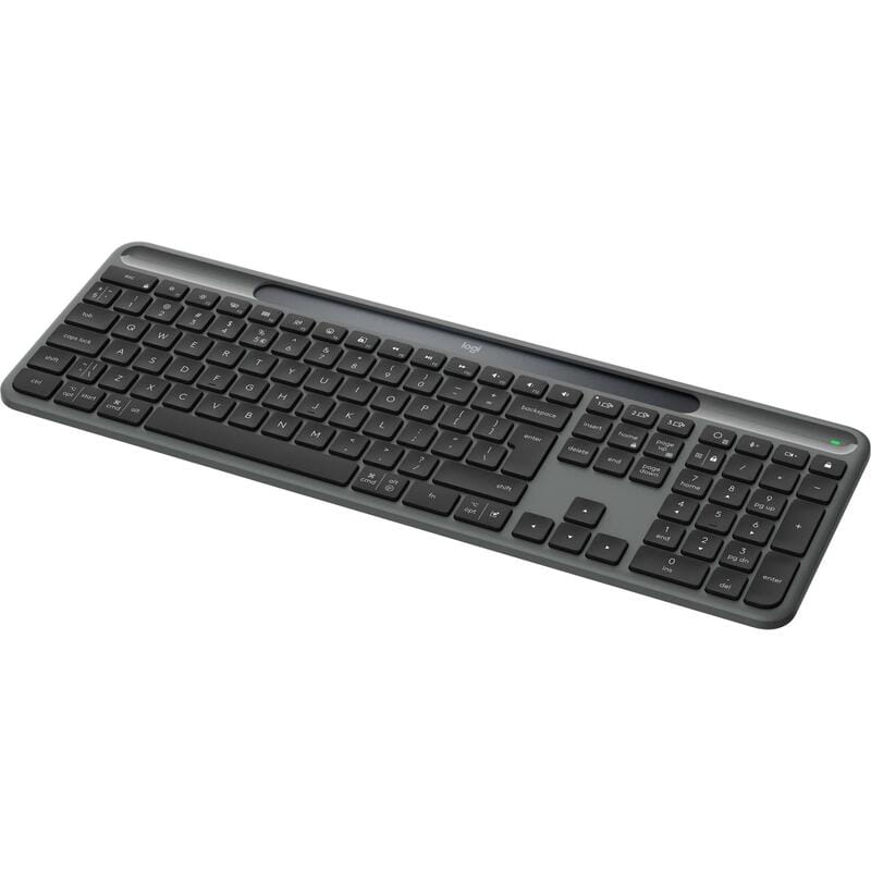 Клавiатура бездротова Logitech Slim Solar+ Graphite (920-013764)