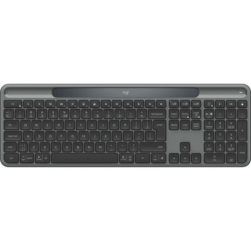 Клавiатура бездротова Logitech Slim Solar+ Graphite (920-013764)