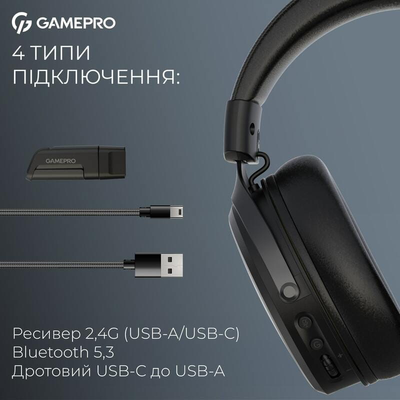 Гарнитура GamePro Asgard Freya Pro Black (HSW201B)