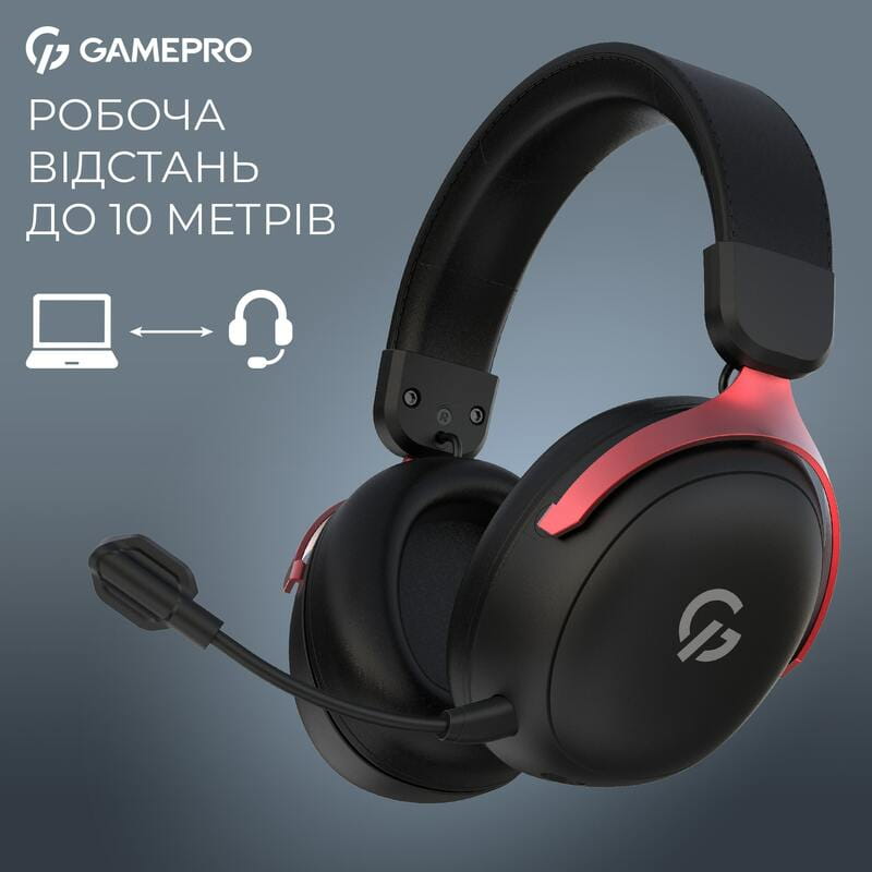 Гарнитура GamePro Asgard Freya Pro Black-Red (HSW201BR)
