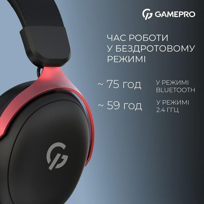 Гарнитура GamePro Asgard Freya Pro Black-Red (HSW201BR)