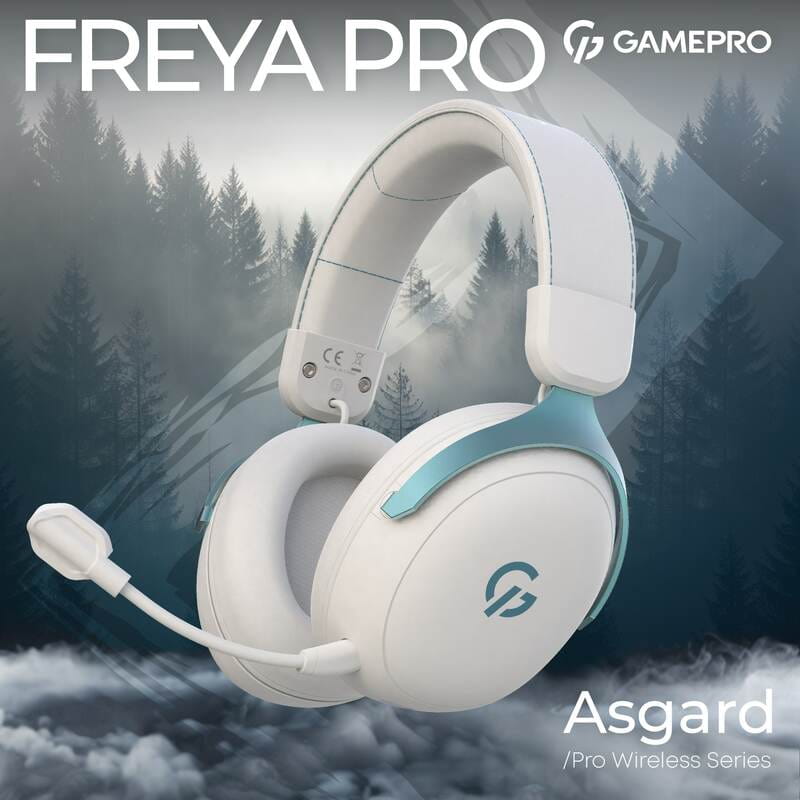 Гарнитура GamePro Asgard Freya Pro White-Blue (HSW201WB)