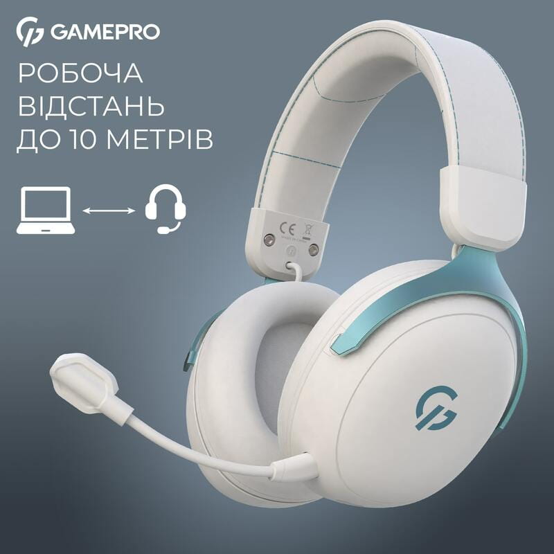 Гарнитура GamePro Asgard Freya Pro White-Blue (HSW201WB)