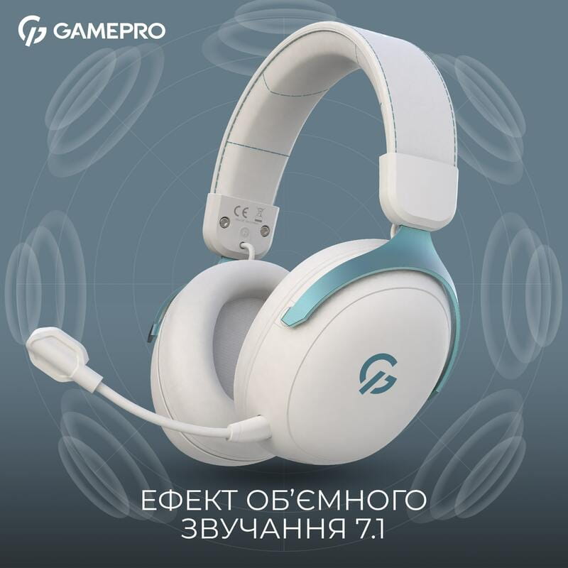 Гарнитура GamePro Asgard Freya Pro White-Blue (HSW201WB)