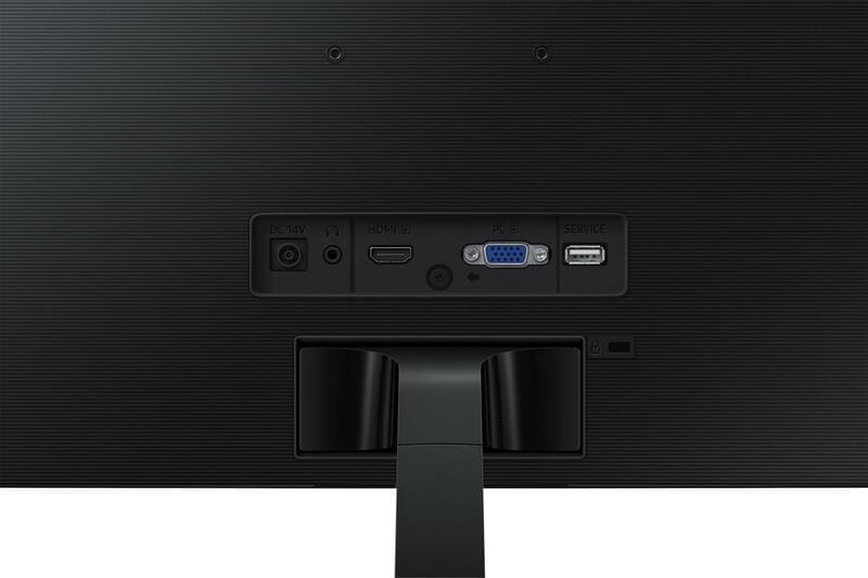 Монiтор Samsung 24" Essential S3 LS24D360 (LS24D360GAIXUA) VA Black Curved 100Hz