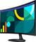Фото - Монiтор Samsung 24" Essential S3 LS24D360 (LS24D360GAIXUA) VA Black Curved 100Hz | click.ua