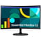 Фото - Монiтор Samsung 24" Essential S3 LS24D360 (LS24D360GAIXUA) VA Black Curved 100Hz | click.ua