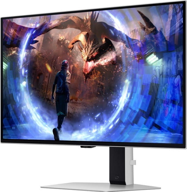 Монiтор Samsung 27" Odyssey G6 LS27DG600 (LS27DG600SIXUA) OLED Silver 360Hz