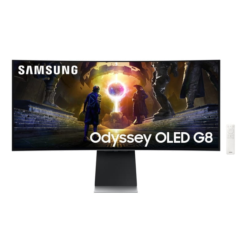 Монітор Samsung 34" LS34DG852 (LS34DG852SZXUA) OLED Black Curved 175Hz