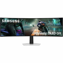 Монiтор Samsung 48.7" Odyssey G9 49DG910 (LS49DG910SIXUA) OLED Silver Curved 144Hz