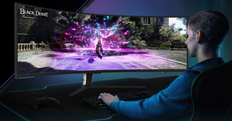 Монітор Samsung 57" Odyssey Neo G9 G95NC (LS57CG952NZXUA) Black/White Curved VA 240Hz