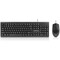 Фото - Комплект (клавиатура, мышь) REAL-EL Kit 511 Black | click.ua