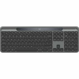 Клавiатура бездротова Logitech Slim Solar+ for Business Graphite (920-013779)