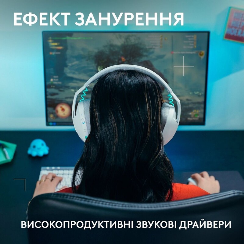 Гарнітура Logitech G321 Lightspeed White (981-001569)