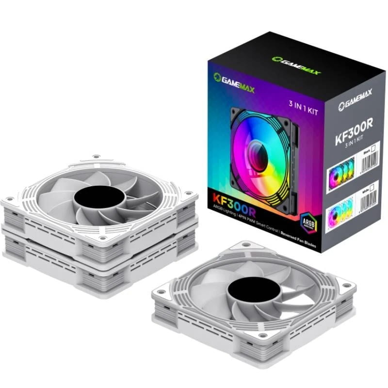 Вентилятор GameMax KF300R WH White
