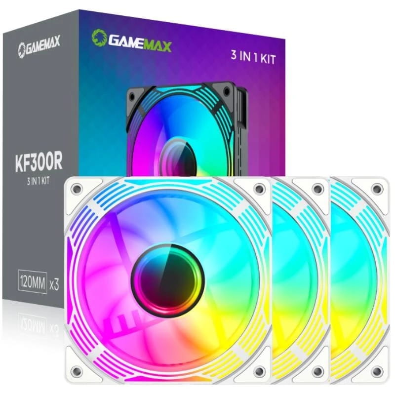 Вентилятор GameMax KF300R WH White