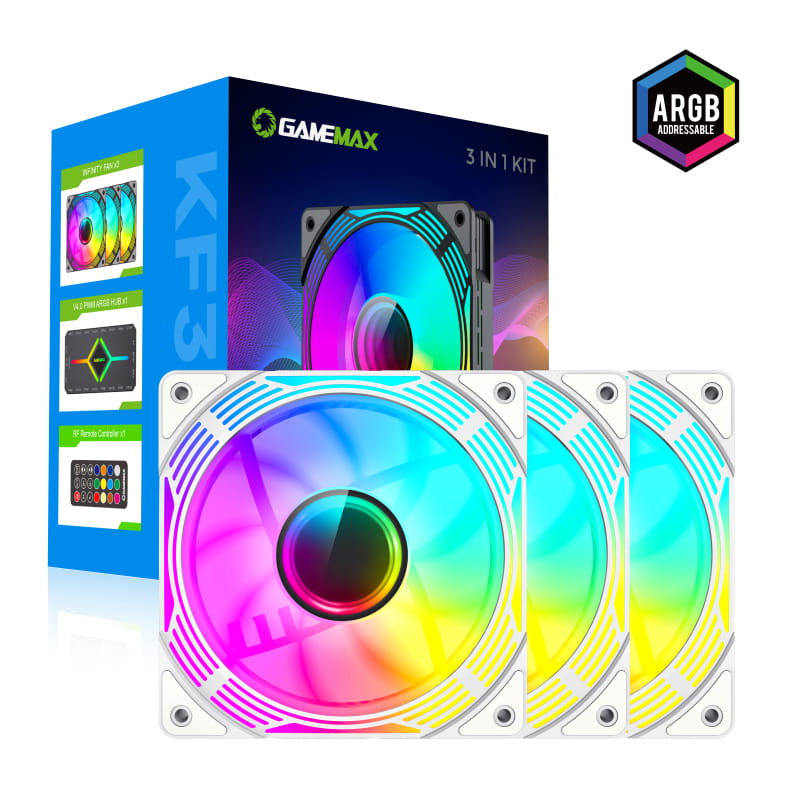 Вентилятор GameMax KF300 White