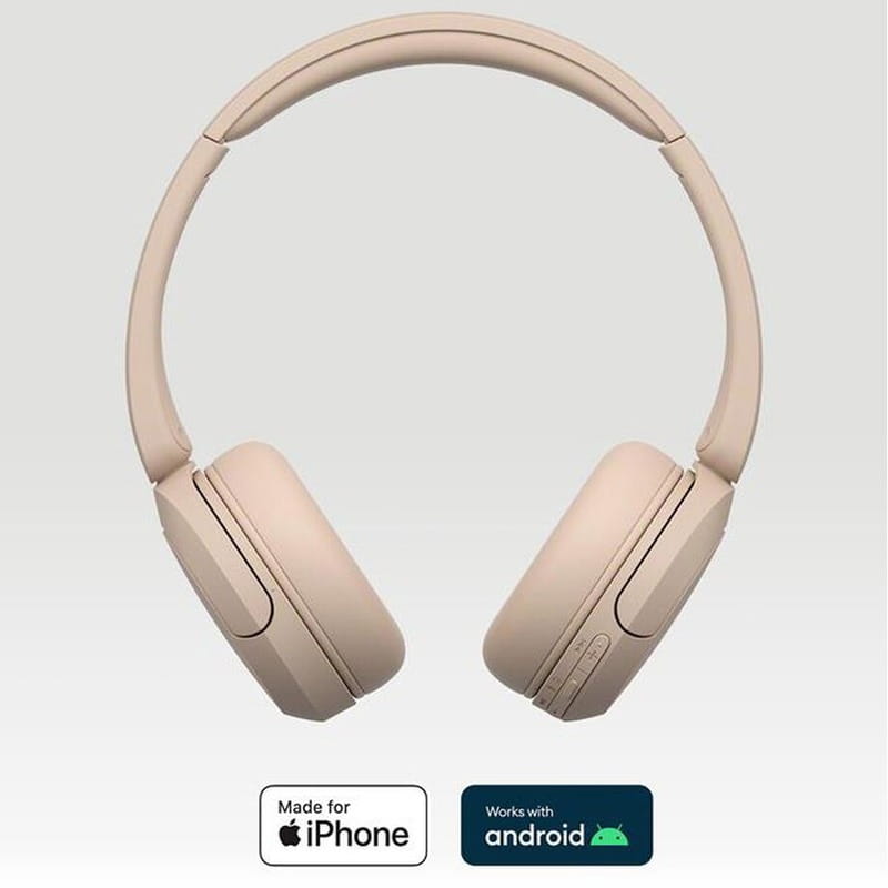 Bluetooth-гарнітура Sony WH-CH520 Beige (WHCH520C.CE7)