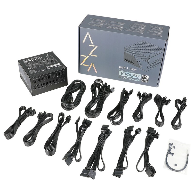 Блок живлення AZZA PSAZ-1000P (ATX3.1) 1000W