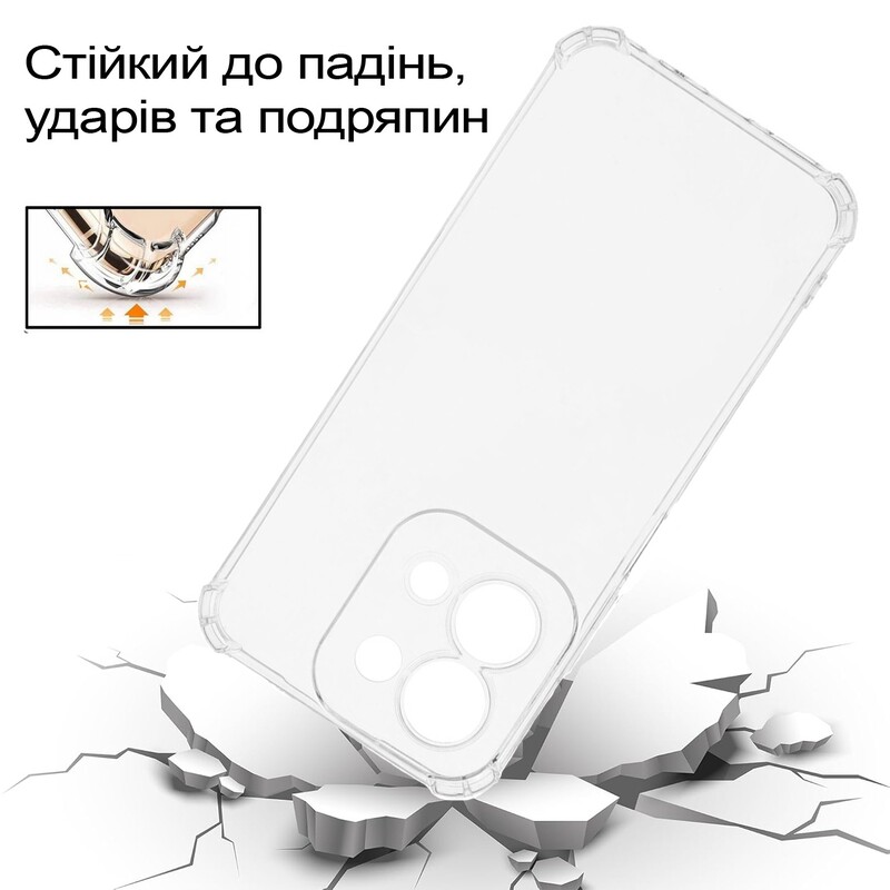Чeхол-накладка BeCover Anti-Shock для Xiaomi Redmi 15С 4G Clear (713812)