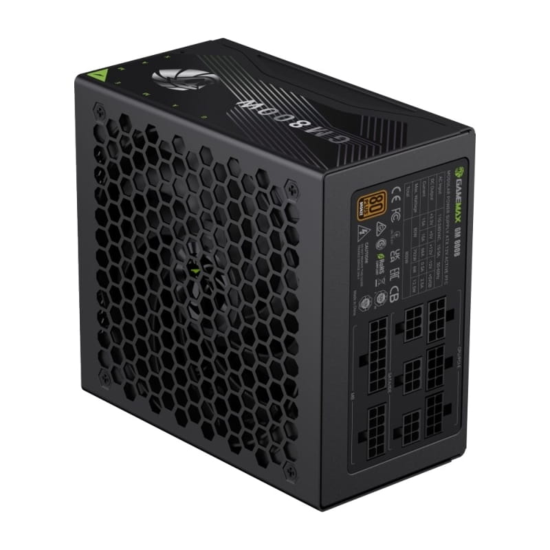 Блок питания GameMax GM 800B Fully-modular New 800W Black