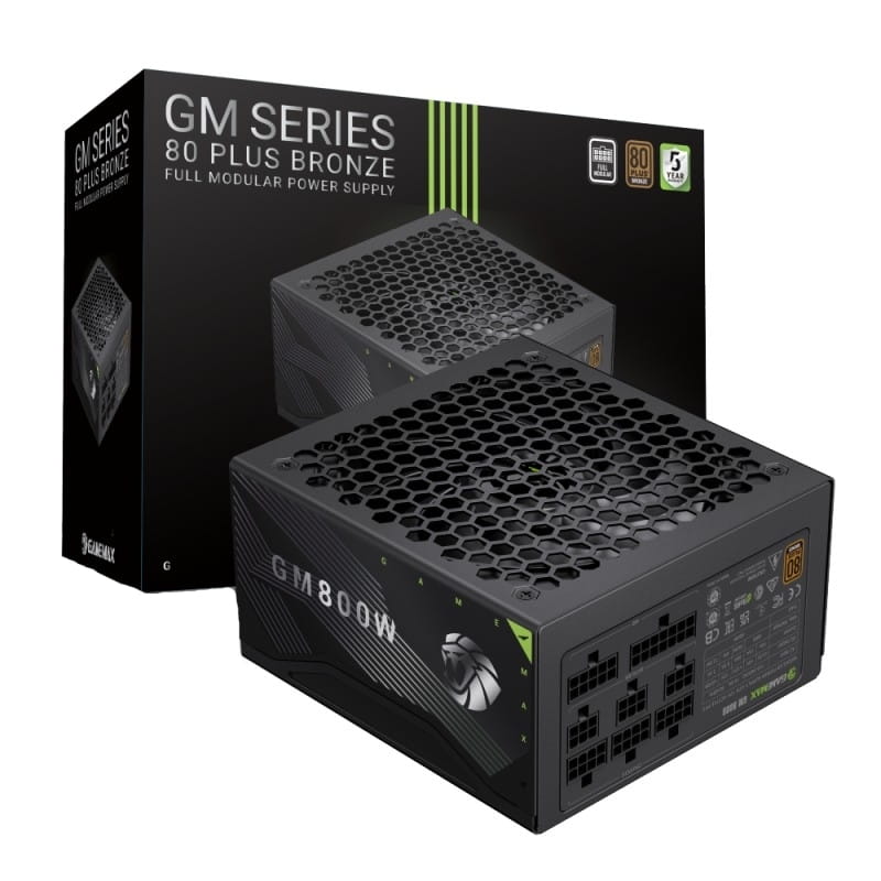 Блок питания GameMax GM 800B Fully-modular New 800W Black