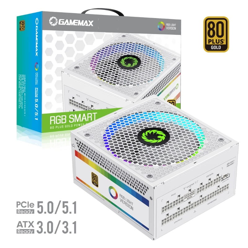 Блок питания GameMax RGB 750 Pro 750W White
