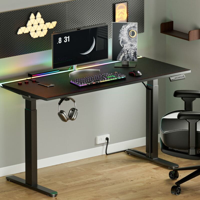 Геймерський стіл 1stPlayer F.A.S.T Black (FAST-1470-RGB-BK)