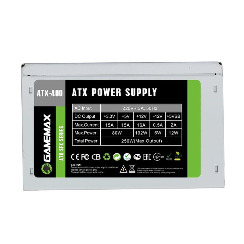 Корпус GameMax ST-612-2U3-TYC 400W Black
