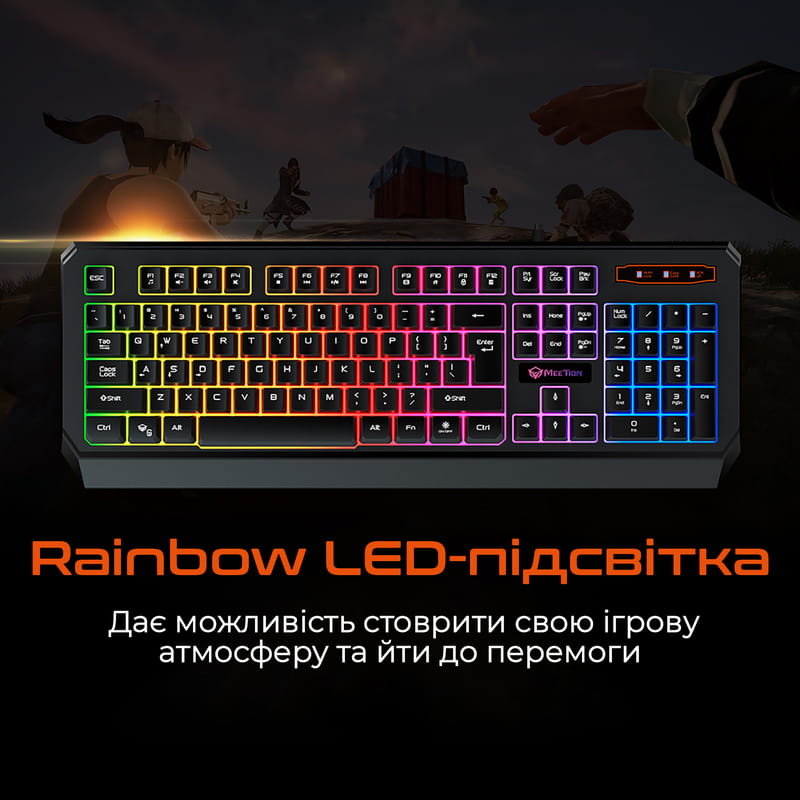 Клавіатура Meetion MT-K9320 Black (MT-K9320-A-RUA)