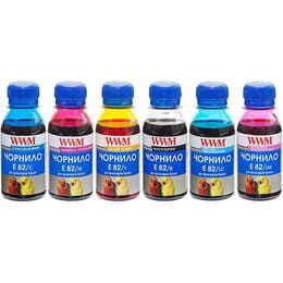 Комплект чорнил WWM для EPSON Stylus Photo P50/R270/R290/RX615/T50/TX650 B/C/M/Y/LC/LM (E82SET-2) 6*100г
