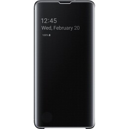 Чехол-книжка Samsung Clear View Cover для Samsung Galaxy S10 SM-G973 Black (EF-ZG973CBEGRU)