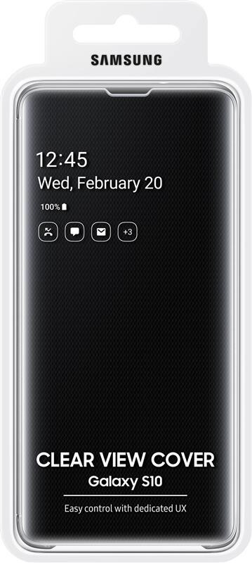 Чохол-книжка Samsung Clear View Cover для Samsung Galaxy S10 SM-G973 Black (EF-ZG973CBEGRU)