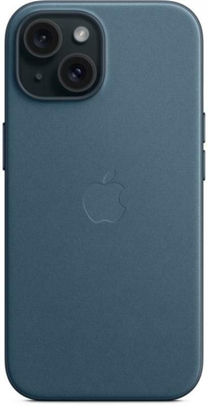 Чохол-накладка Apple FineWoven Case with MagSafe для Apple iPhone 15 Pacific Blue (MT3G3)