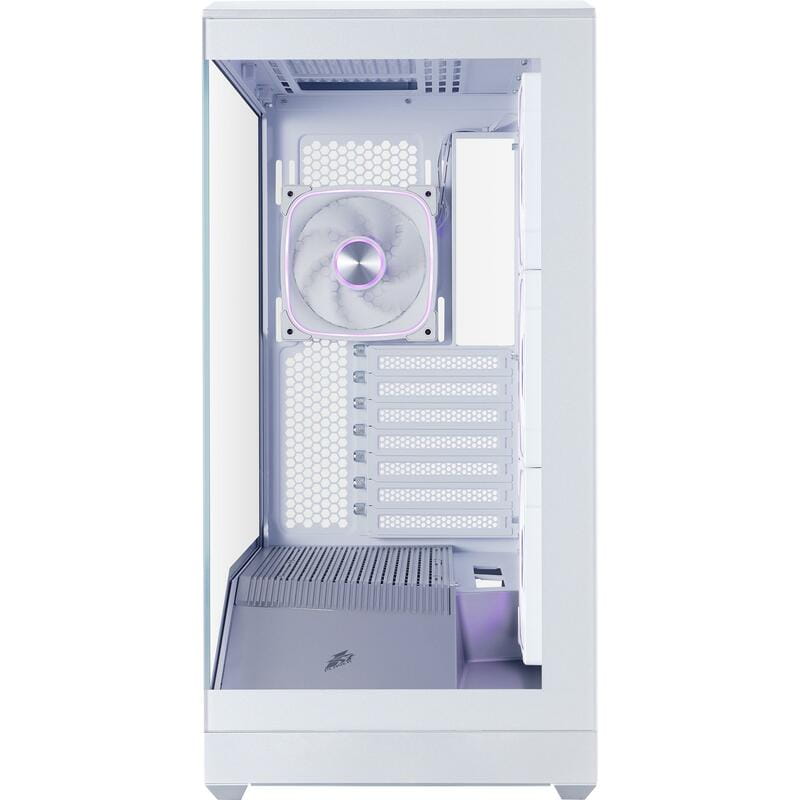 Корпус 1stPlayer GM7-SV-3FN7R-W-1FN7-W Silver