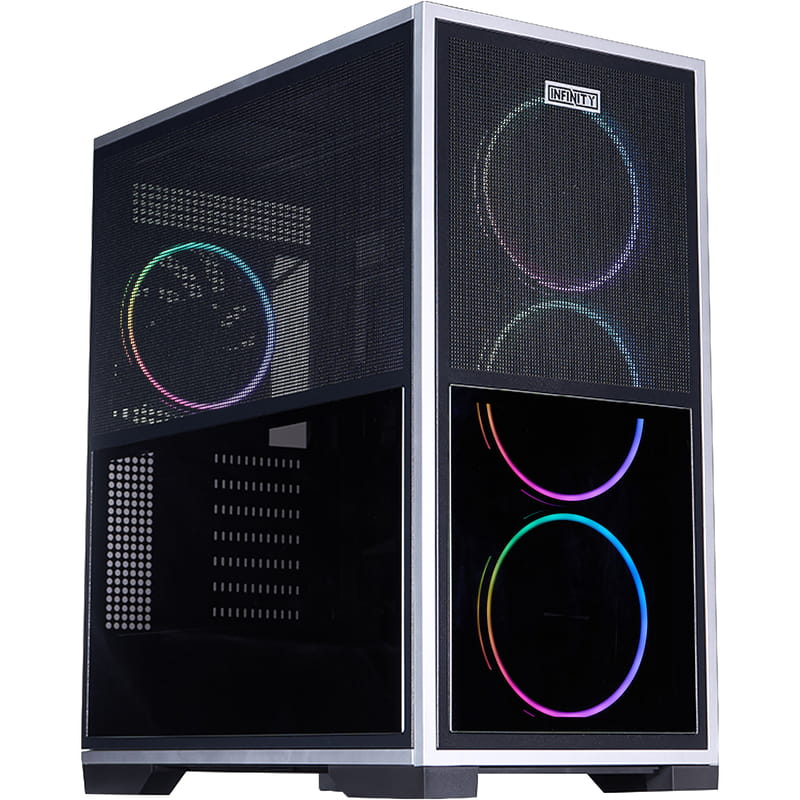 Корпус 1stPlayer IF8-BK-4FO7-14 Black