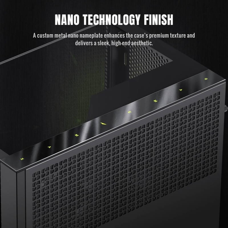 Корпус GameMax T20 BK Black без БП