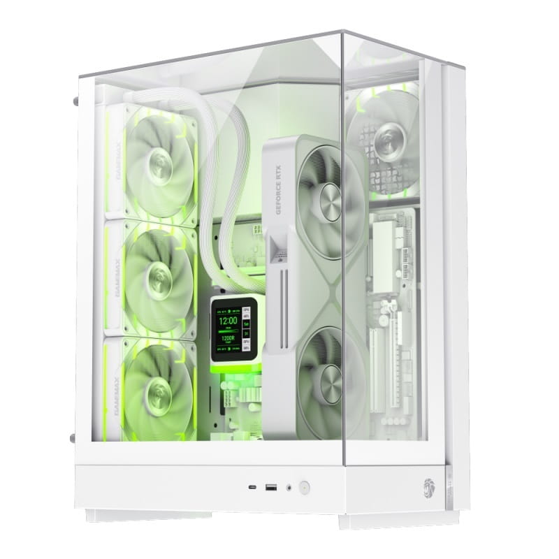 Корпус GameMax T20 WH White без БП