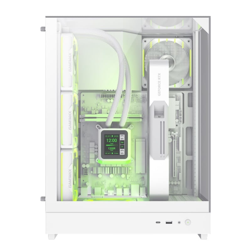 Корпус GameMax T20 WH White без БП