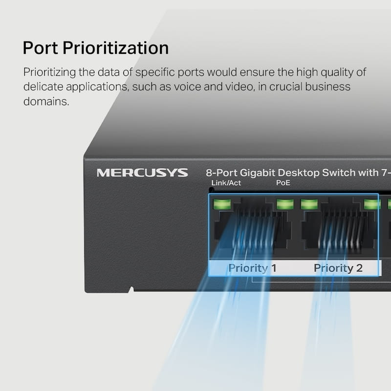 Комутатор Mercusys MS108GP