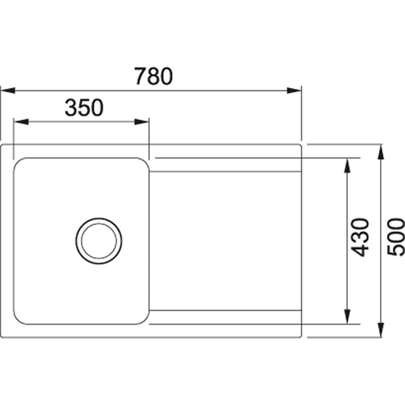 Кухонна мийка Franke Orion Tectonite OID 611-78 Чорний (114.0498.031)