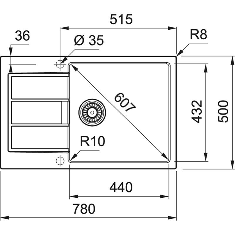 Кухонная мойка Franke Sirius 2.0 S2D 611-78 XL Серый (143.0621.339)