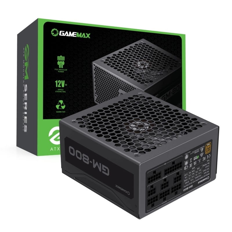 Блок живлення GameMax GM-800 Modular 800W Black