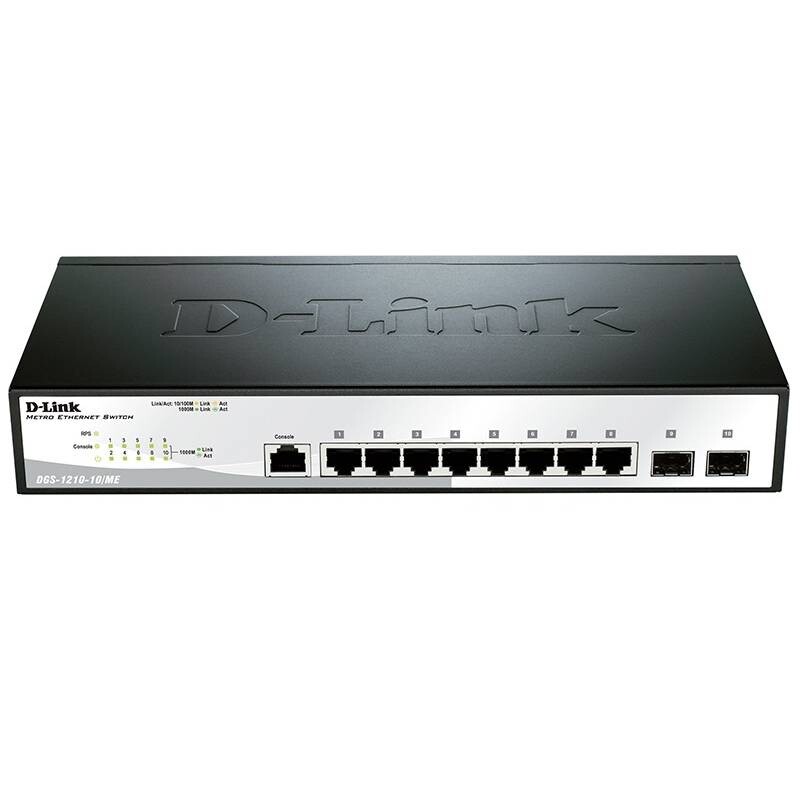 Комутатор D-Link DGS-1210-10/ME