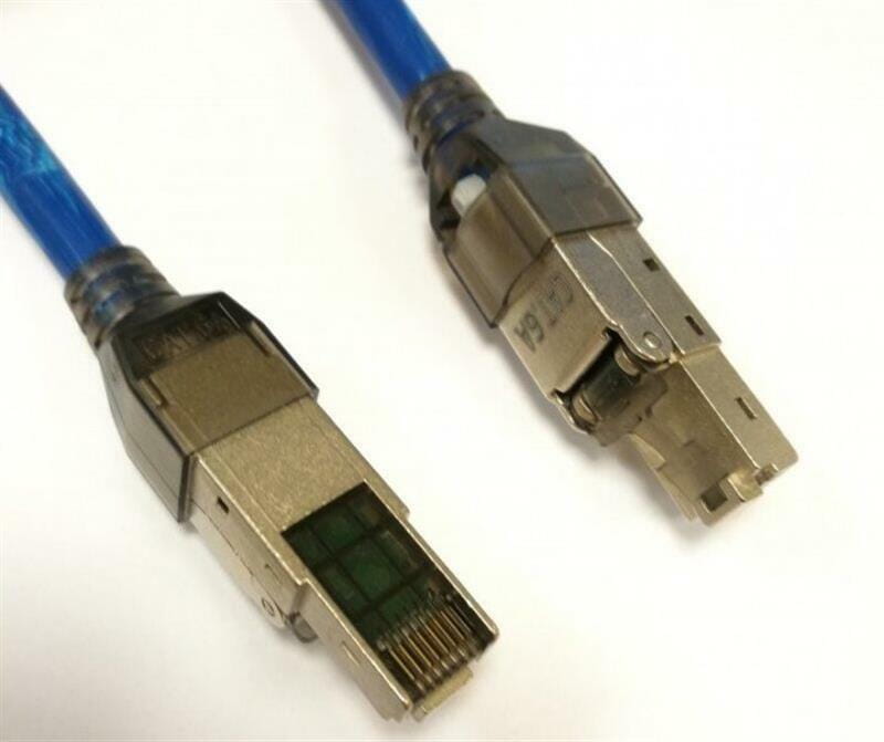 Коннектор RJ 45 Kingda (KD-KJ6A-17S) кат. 6A, экранированный, безинструментальный