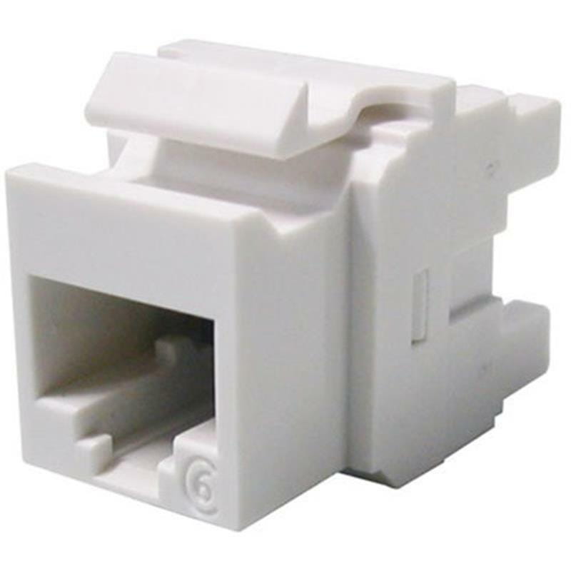 Модуль Molex Keystone KSJ-00033-02, 1xRJ45, UTP, Cat 6, білий